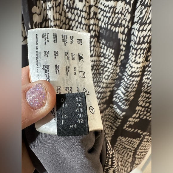 Vintage Esprit Collection brown patterned dress - Picture 7 of 14